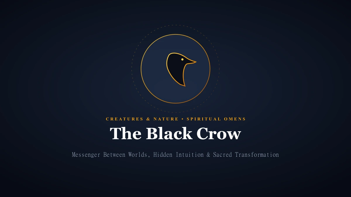 Seeing a Black Crow: Spiritual Meaning, Omens & Psychological Symbolism